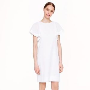 J. Crew Flutter Sleeve Swiss Dot Dress